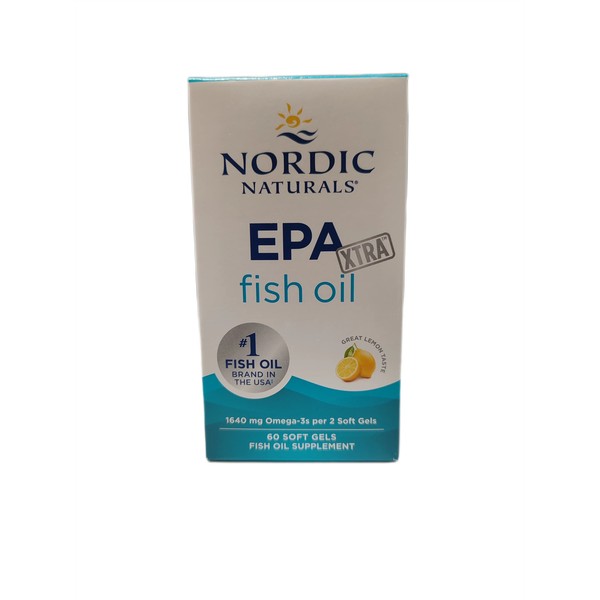 EPA Xtra Fish Oil, 1640mg Lemon