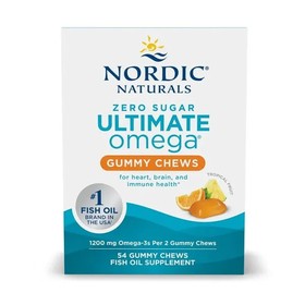 Ultimate Omega Gummy Chews, 1200mg Tropical Fruit