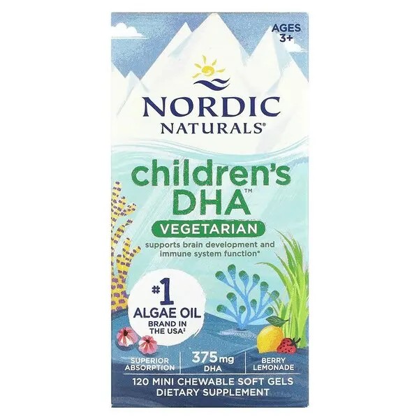 Children's DHA Vegetarian, 375mg Berry Lemonade