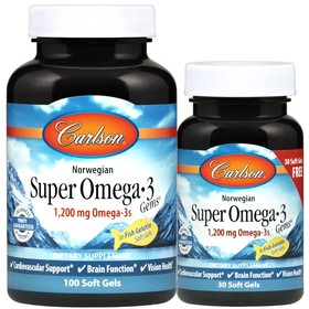 Norwegian Super Omega-3 Gems, 1200mg