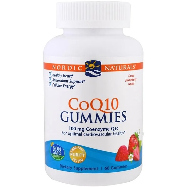 CoQ10 Gummies, 100mg Strawberry