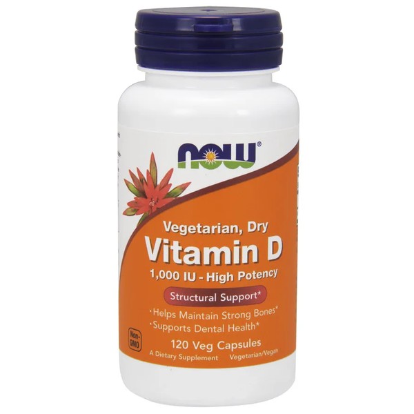 Vitamin D, 1000 IU Vegetarian - Dry