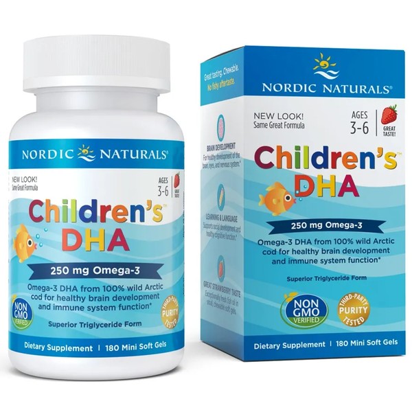 Children's DHA, 250mg Omega-3 Strawberry