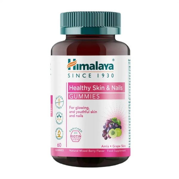 Healthy Skin & Nails Gummies, Natural Mixed Berry