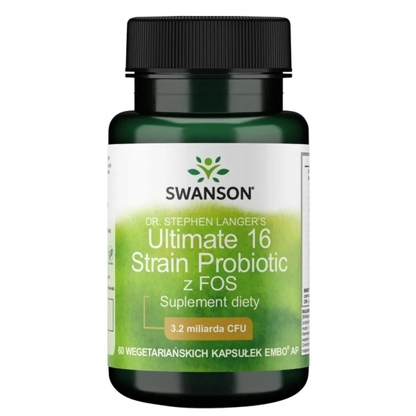 Dr. Stephen Langer's Ultimate 16 Strain Probiotic z FOS, 3.2 Miliarda CFU