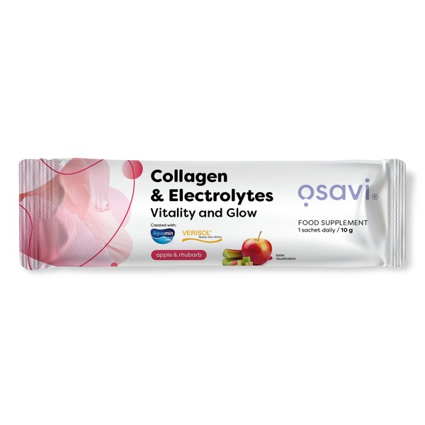 Collagen Electrolytes Vitality and Glow, Apple & Rhubarb