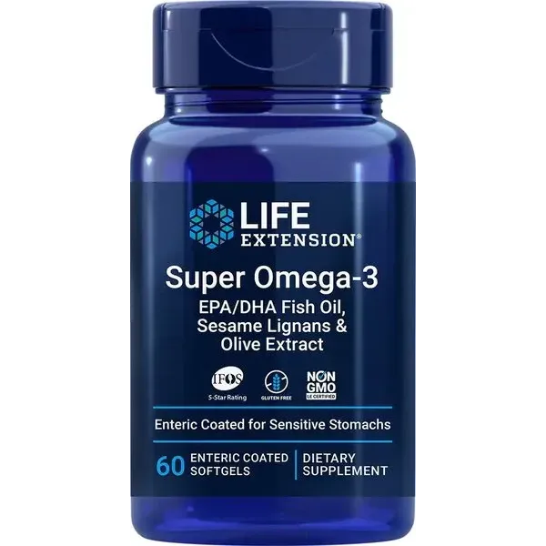 Super Omega-3 EPA/DHA with Sesame Lignans & Olive Extract