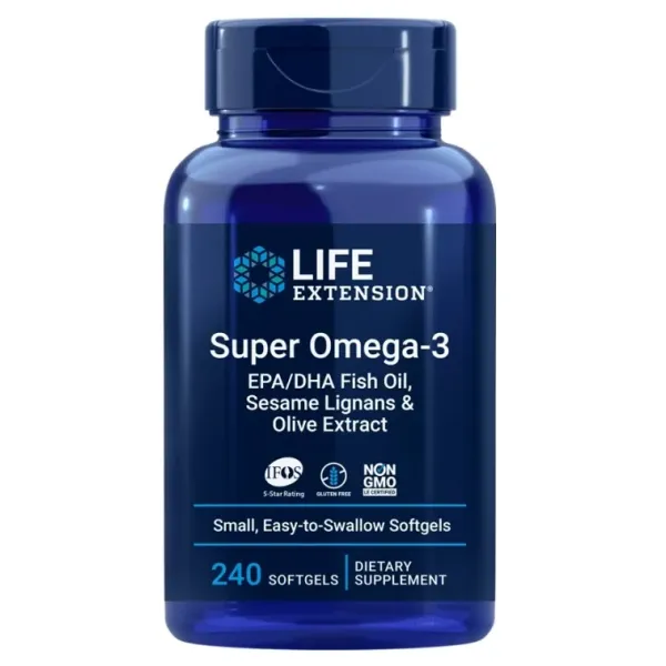 Super Omega-3 EPA/DHA with Sesame Lignans & Olive Extract