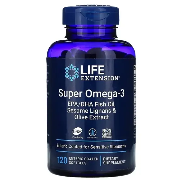 Super Omega-3 EPA/DHA with Sesame Lignans & Olive Extract
