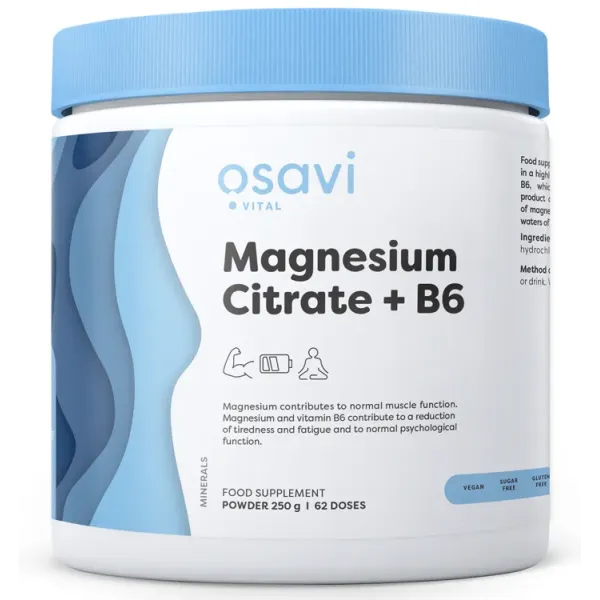 Magnesium Citrate + B6 Powder