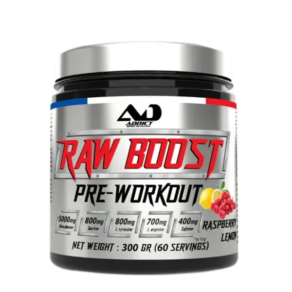 Raw Boost Pre-Workout, Raspberry Lemon