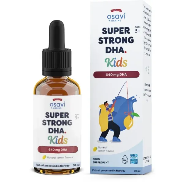Super Strong DHA Kids, 640mg DHA (Lemon)