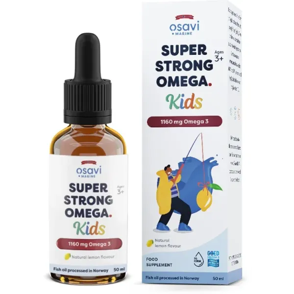 Super Strong Omega Kids, 1160mg Omega 3 (Lemon)