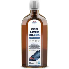 Norwegian Cod Liver Oil + D3, 1000mg Omega 3 (Lemon)