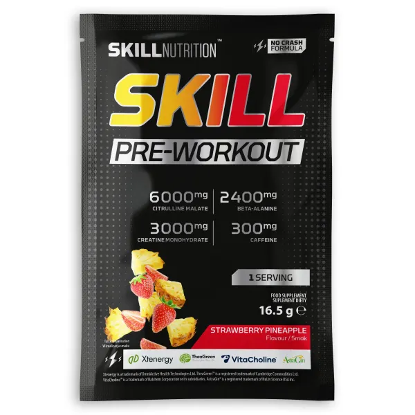 Skill Pre-Workout, Strawberry Pineapple