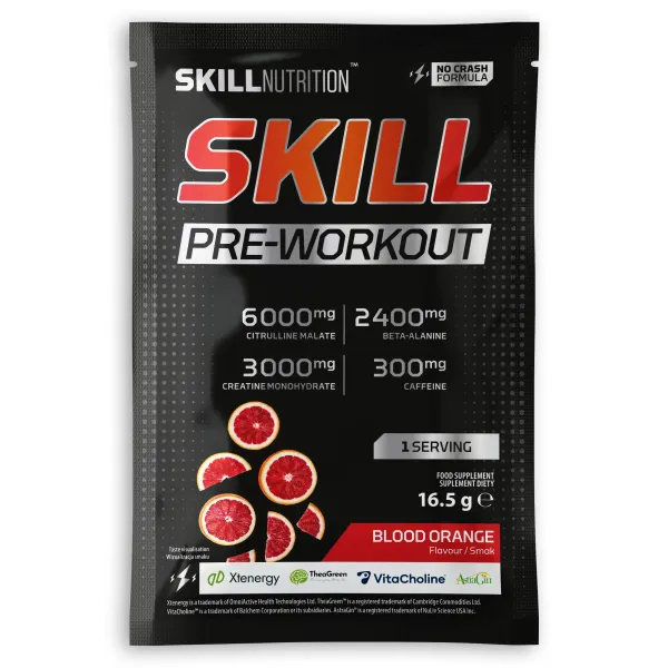 Skill Pre-Workout, Blood Orange